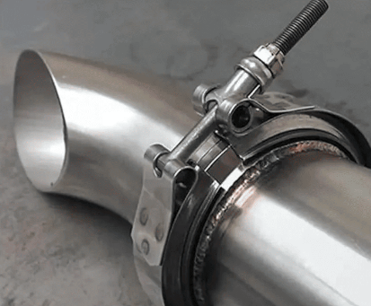 v band clamp application