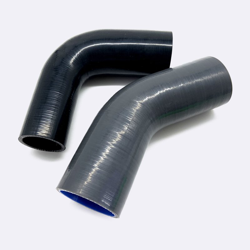 45 degree silicone hose