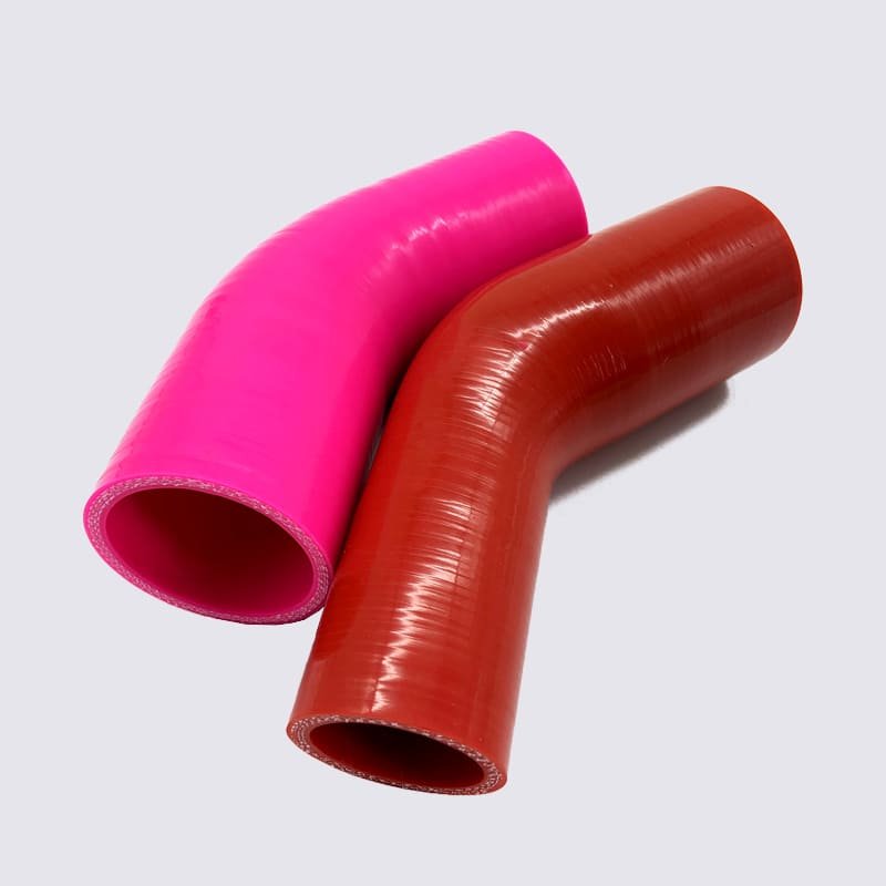 45 degree elbow silicone hose