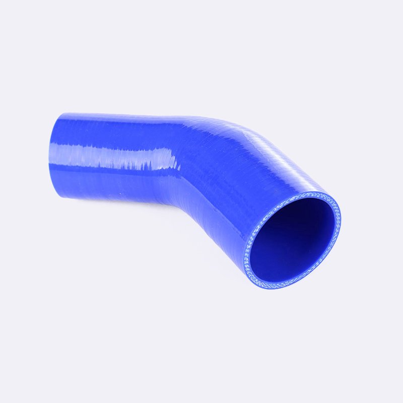 3 inch 45 degree silicone elbow
