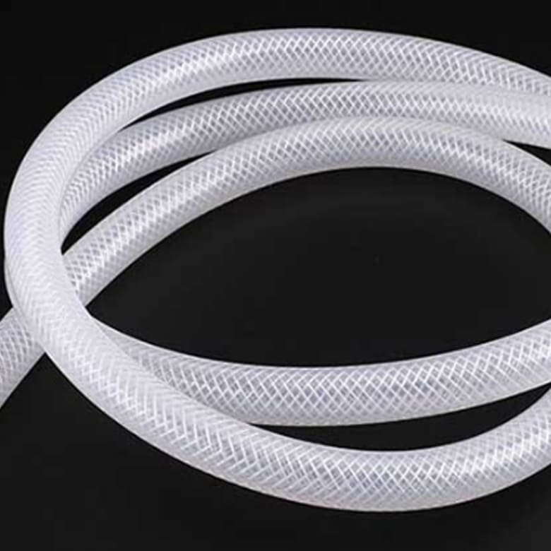 Transparent braided Silicone Tubing