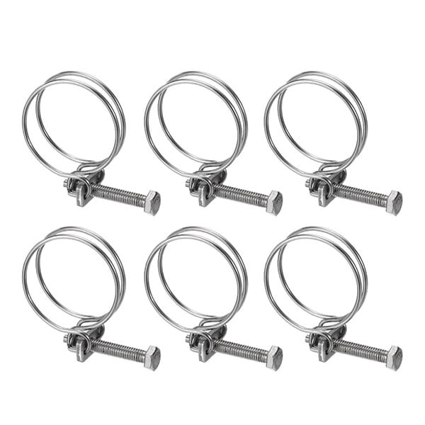double wire hose clamp