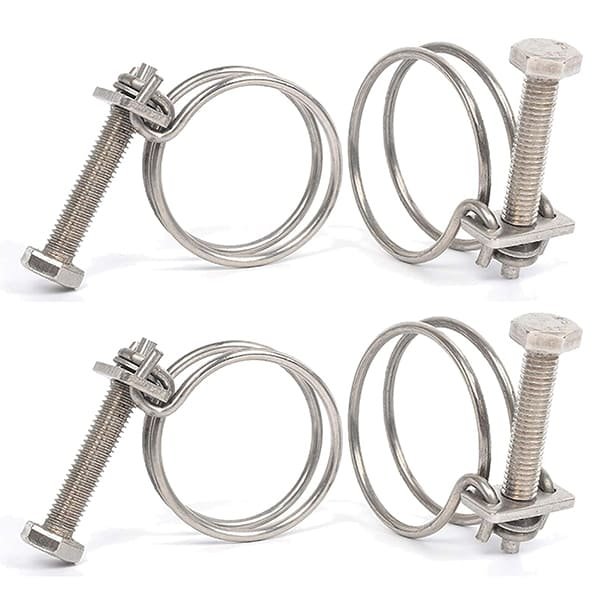 double wire spring hose clamp