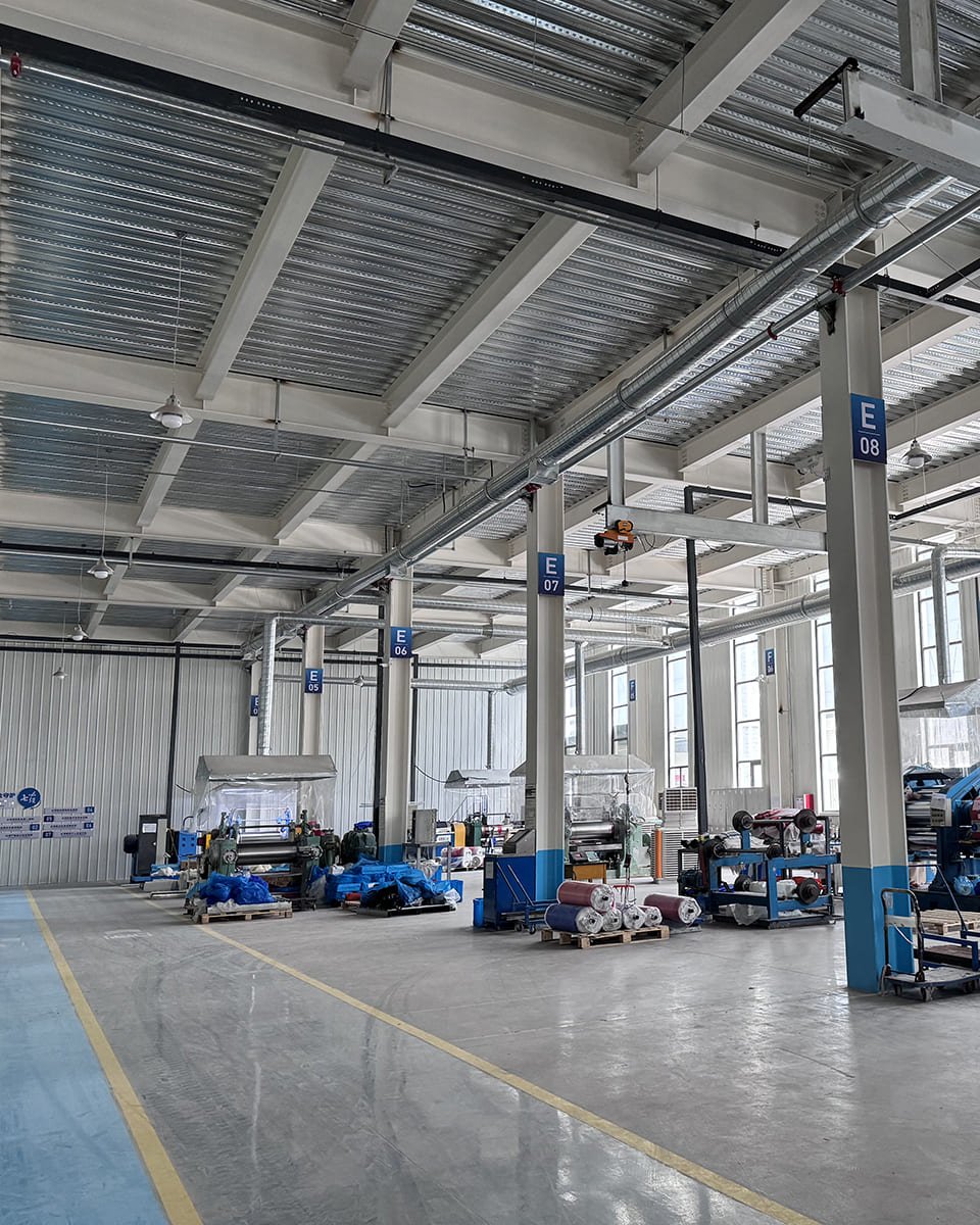 silicone hose production area