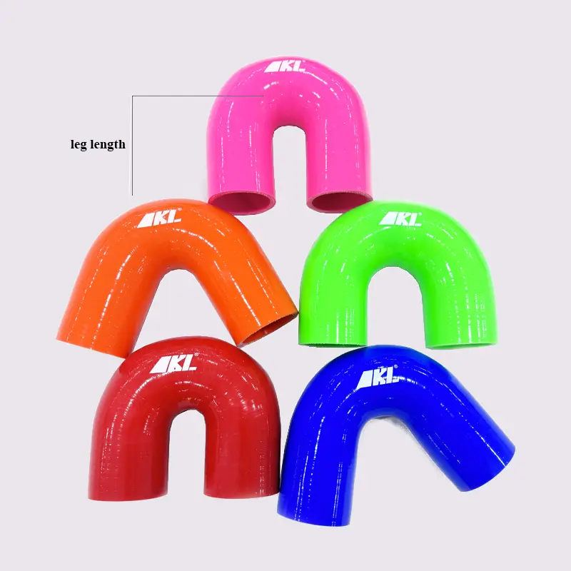 180 degree elbow silicone hose