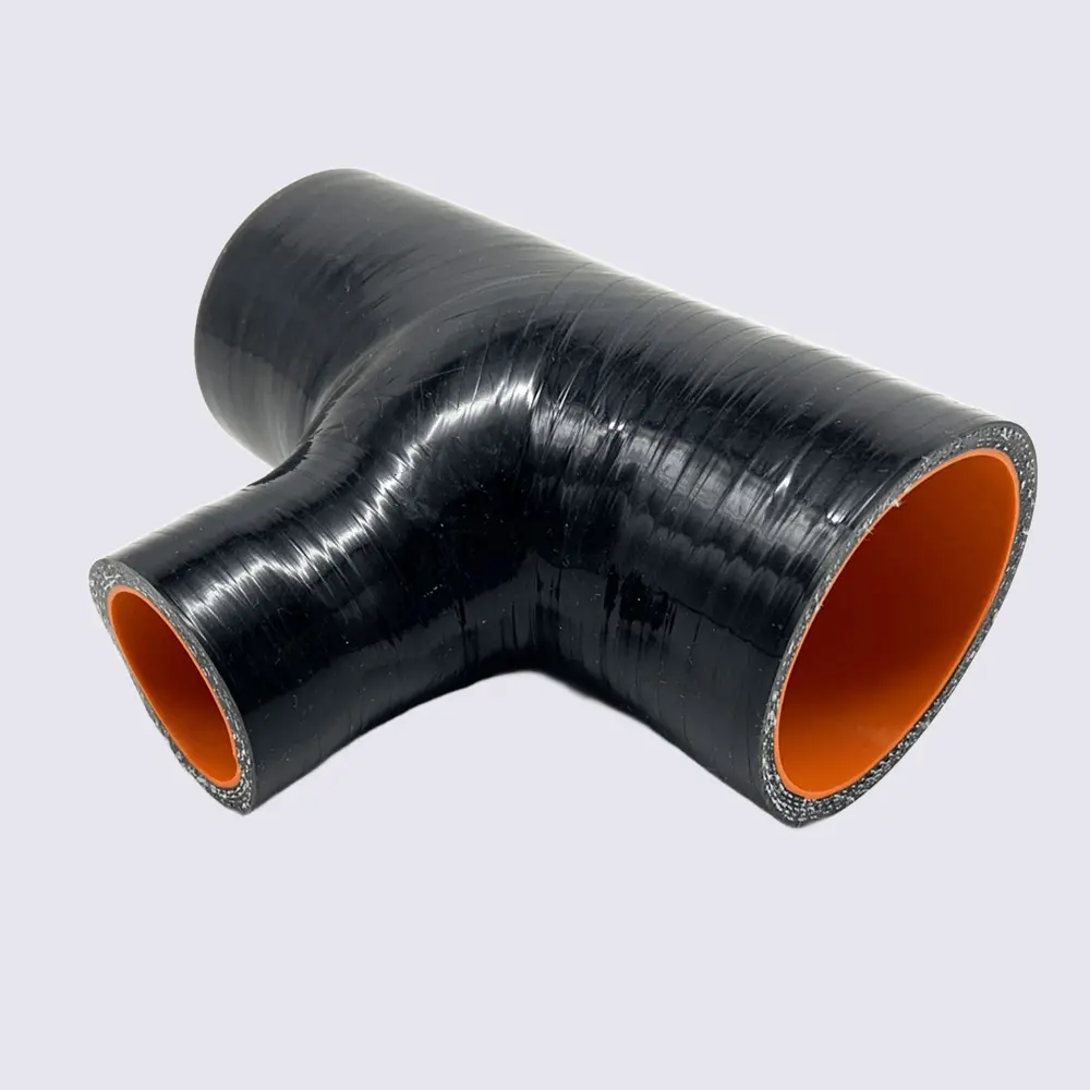 T shape silicone hose