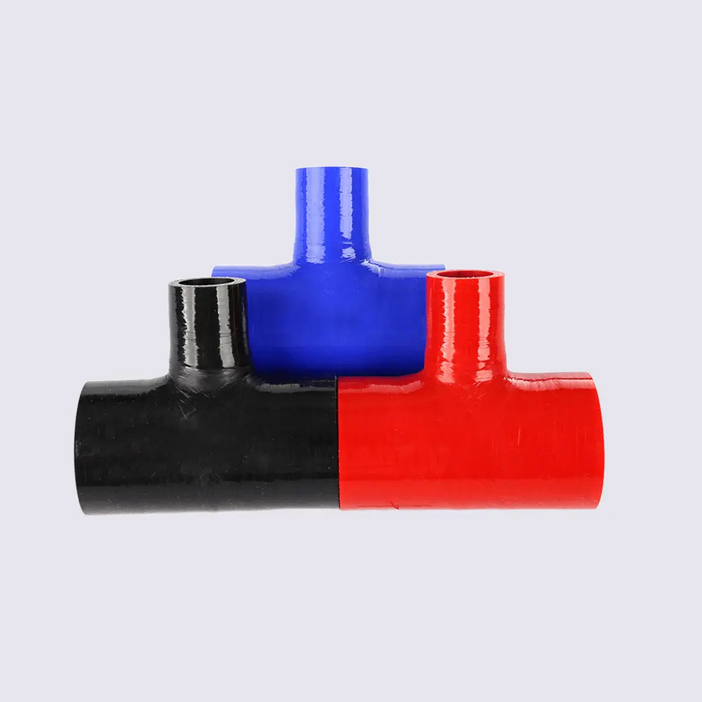 short t shape silicone hose