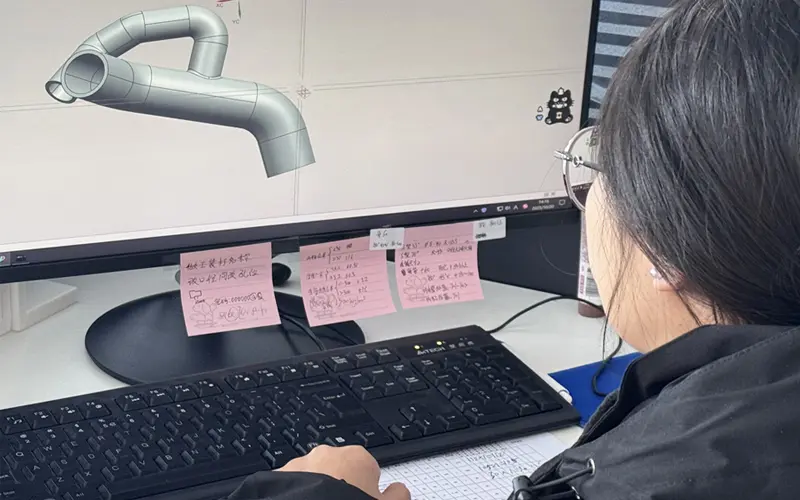 カスタムシリコンホースの図面