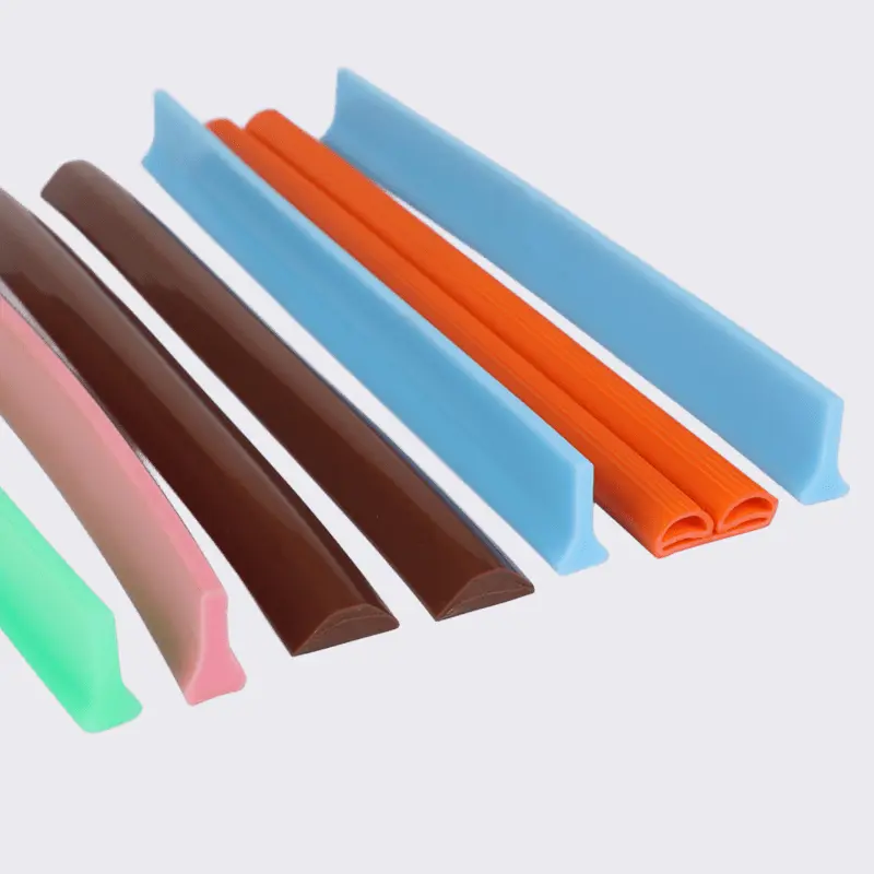 Extrusions de silicone en forme de T
