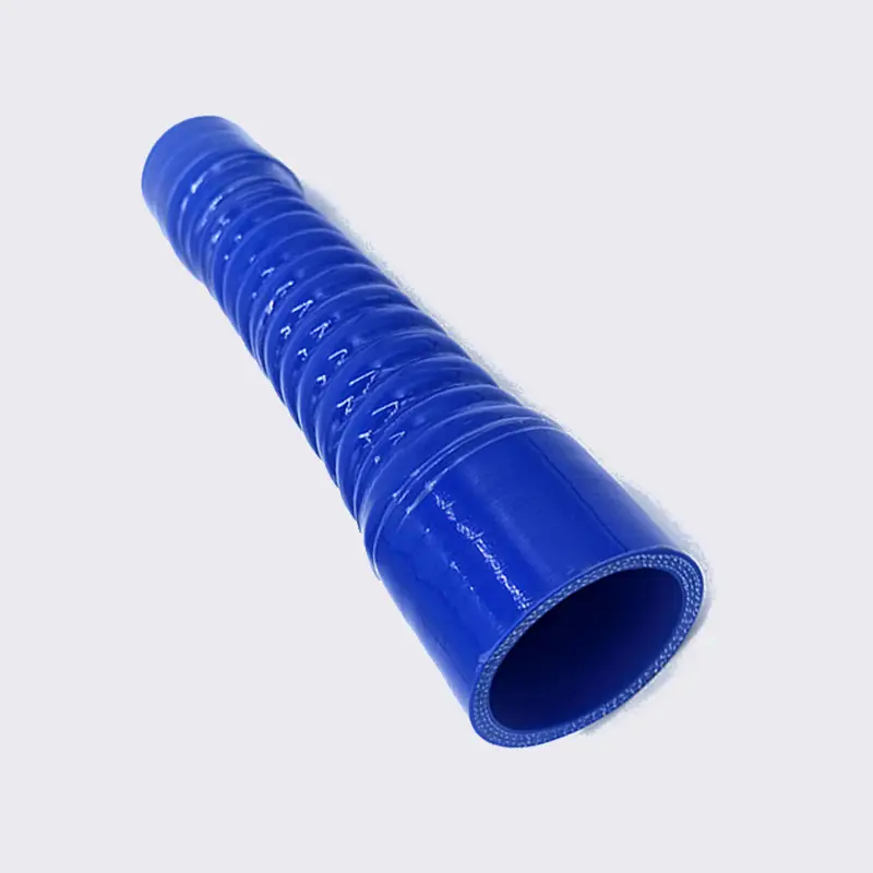 blue steel wire reinforced silicone hose