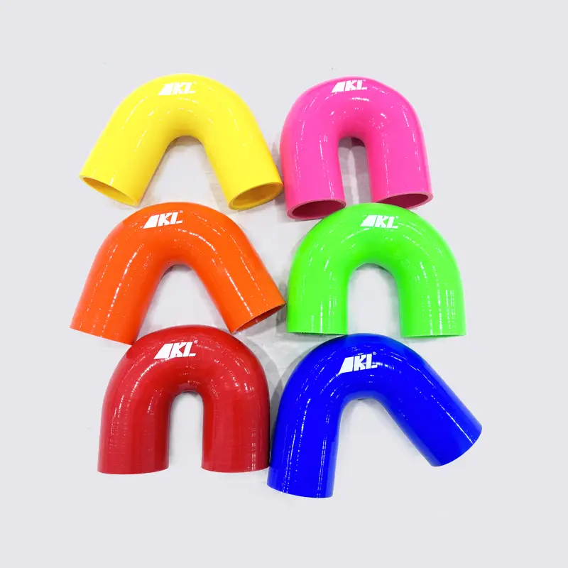 Flexible silicone radiator hose