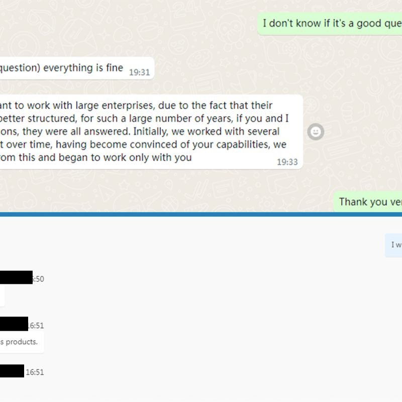 feedback del cliente